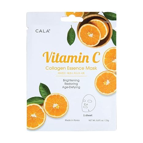 VITAMIN C ESSENCE FACIAL MASKS (5PKS) | Cala