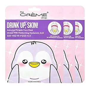 Drink Up, Skin! Animated Penguin Face Mask | The Crème Shop