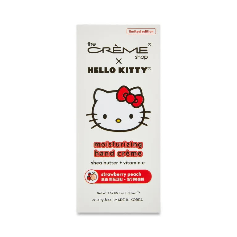 LIMITED EDITION | Hello Kitty Moisturizing Hand Crème Strawberry Peach | The Crème Shop